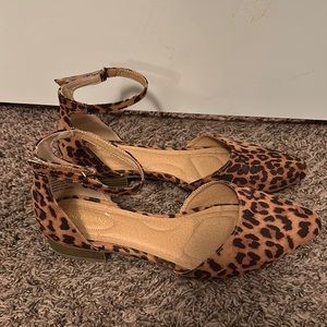 Leopard Print Flats